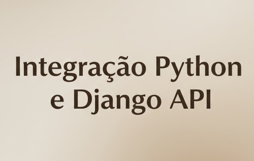 Criação de banco de dados Django API Rest Framework.